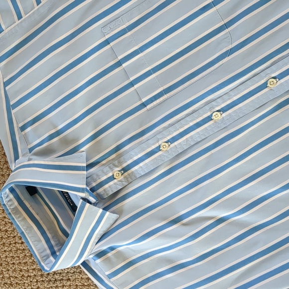 Men's Burberry London Cotton Button Down Dress Shirt - Picture 16 of 16